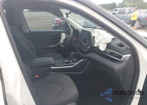 2021 Toyota Highlander L z USA, uszkodzony, nr VIN 5TDCZRAH5MS053260